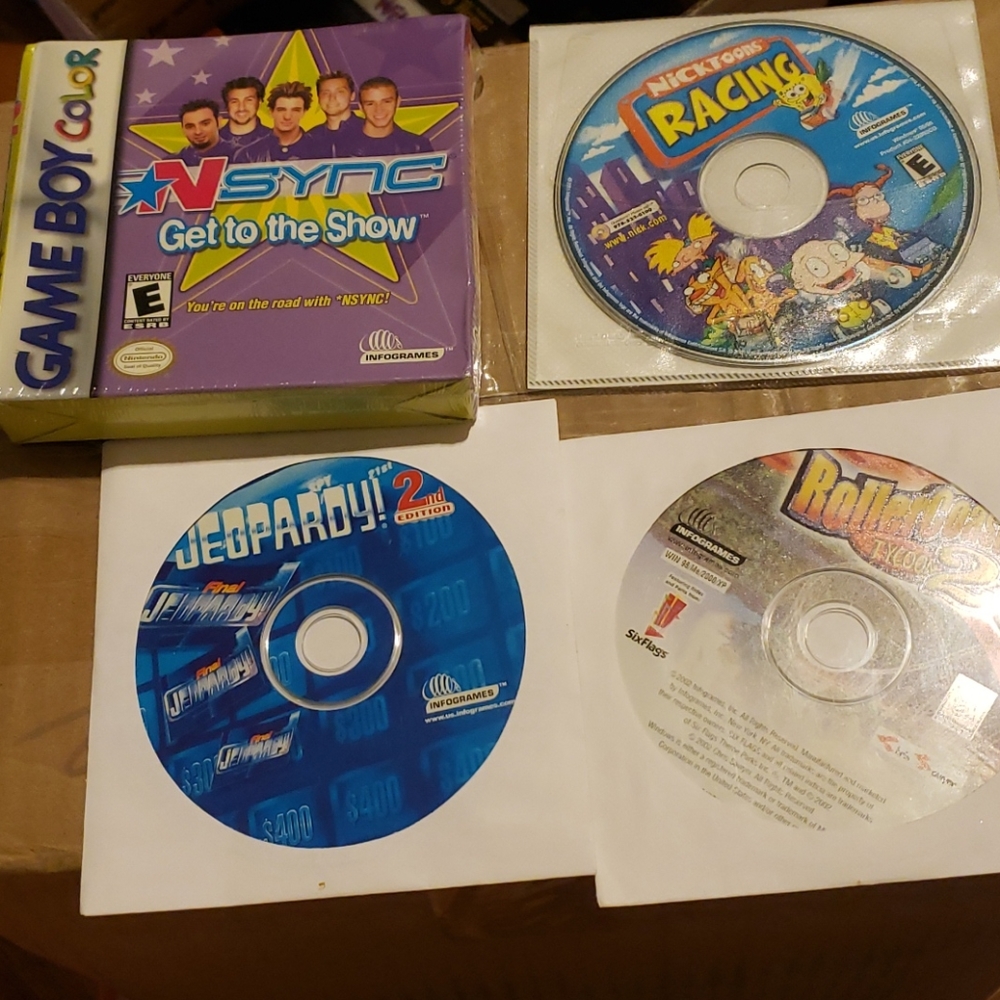 Retro Games Set For Windows And Game Boy Color NSYNC Jeopardy